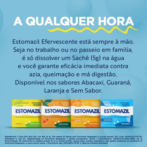 Estomazil Laranja Pó Efervescente Envelope 5g