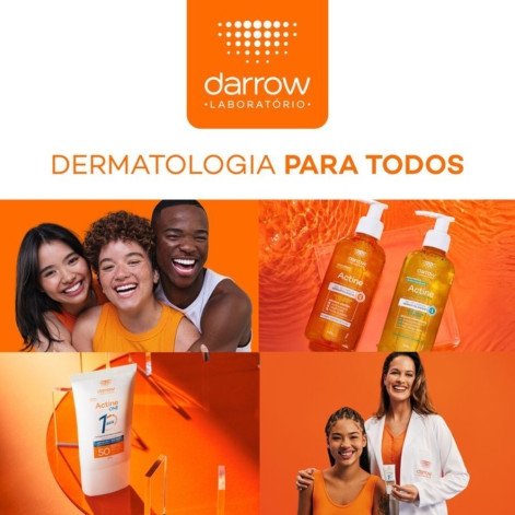 Gel de Limpeza Facial Darrow Actine Antioleosidade 140g