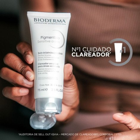 Creme Clareador Bioderma Pigmentbio Sensitive Áreas Sensíveis 75ml