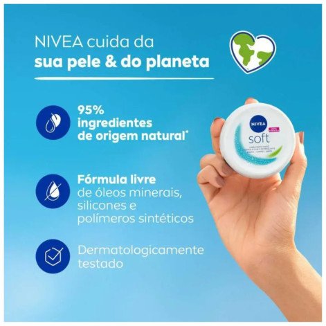 Creme Hidratante Nivea Soft 97g