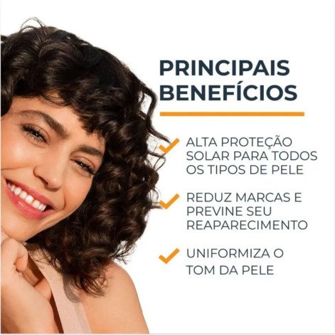 Protetor Solar Facial Eucerin Pigment Control Tinted FPS 70 Claro 50ml