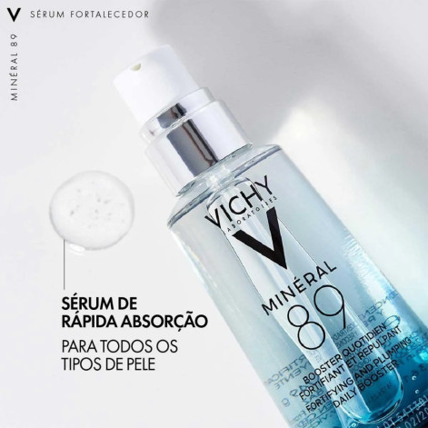 Sérum Fortalecedor Hidratante Facial Vichy Minéral 89 Daily Booster 50ml Sérum Fortalecedor Hidratante Facial Vichy Minéral 89 Daily Booster 50ml