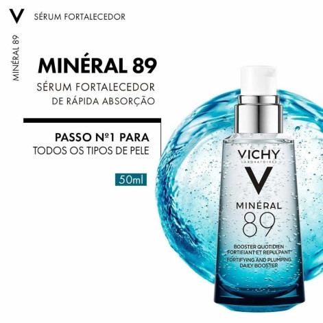Sérum Fortalecedor Hidratante Facial Vichy Minéral 89 Daily Booster 50ml Sérum Fortalecedor Hidratante Facial Vichy Minéral 89 Daily Booster 50ml