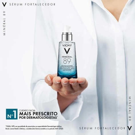 Sérum Fortalecedor Hidratante Facial Vichy Minéral 89 Daily Booster 50ml Sérum Fortalecedor Hidratante Facial Vichy Minéral 89 Daily Booster 50ml