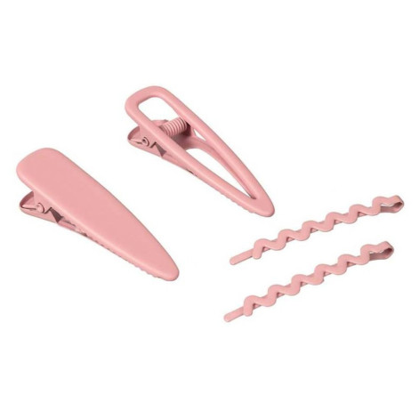 Kit Presilhas Proart Para Penteados Rosa 4 Unidades