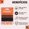 Elástico De Cabelo Pequeno Cor Marrom Proart 6 Unidades Elástico De Cabelo Pequeno Cor Marrom Proart 6 Unidades