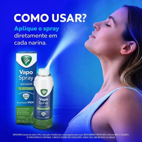 Vick Vapo Spray Descongestionante Nasal 100ml