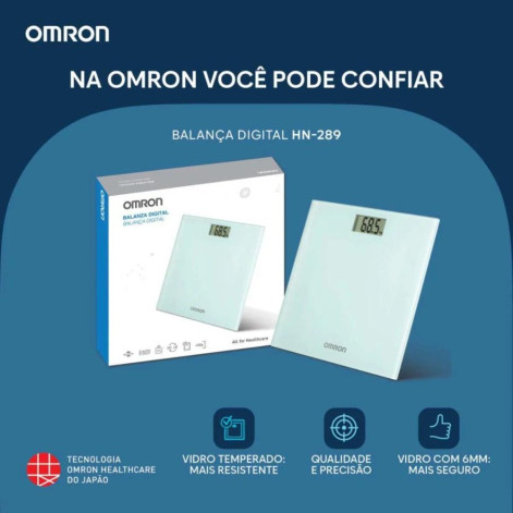 Balança Digital de Controle Corporal Omron HN-289 1 unidade Balança Digital de Controle Corporal Omron HN-289 1 unidade