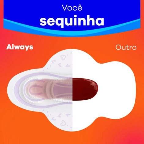 Absorvente Always Dia Seca com Abas 32 unidades