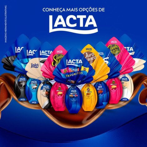 Ovo de Páscoa Lacta Laka Chocolate Branco 162g