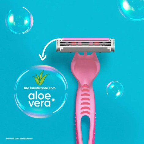 Aparelho de Depilação Gillette Venus Suave com 2 Unidades Aparelho de Depilação Gillette Venus Suave com 2 Unidades