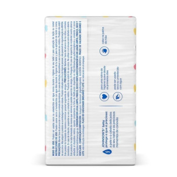 Quadrados de Algodão Johnsons Baby Recém-Nascido 50 unidades