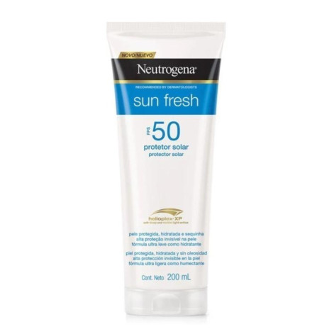 Protetor Solar Corporal Loção FPS 50 Neutrogena Sun Fresh 200ml