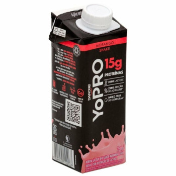 Bebida Láctea UHT YoPRO Morango 15g de Proteínas 250ml