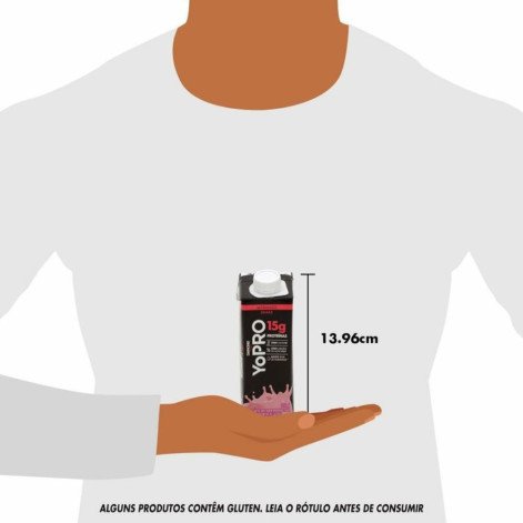 Bebida Láctea UHT YoPRO Morango 15g de Proteínas 250ml