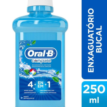Enxaguante Bucal Sem Álcool Oral-B Complete Menta 250ml