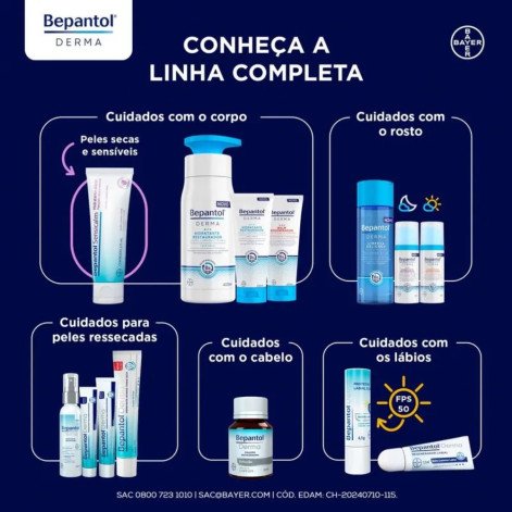 Creme Hidratante Bepantol Derma Toque Seco Oil Free Pele Normal a Seca 30g