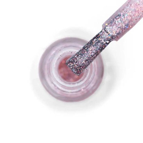 Esmalte Risqué Glitter 8ml - Granulado Rose