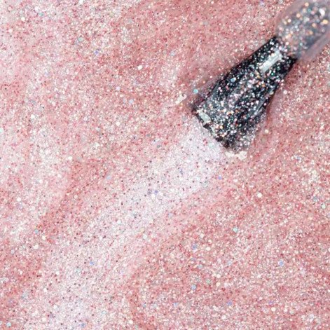 Esmalte Risqué Glitter 8ml - Granulado Rose