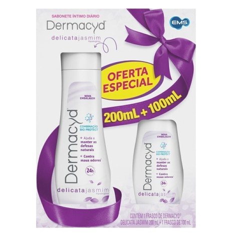 Kit Dermacyd Sabonete Liquido Intimo Delicata 200Ml+100Ml Kit Dermacyd Sabonete Liquido Intimo Delicata 200Ml+100Ml