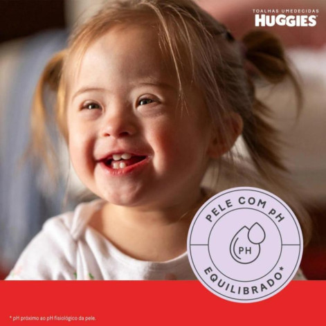 Lenço Umedecido Huggies Disney Baby Higiene Superior Hipoalergênico Sem Álcool 48 unidades