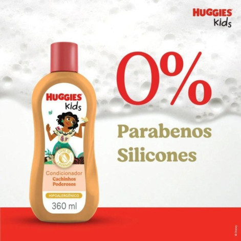 Condicionador Huggies Kids Cachinhos Poderosos 360ml Condicionador Huggies Kids Cachinhos Poderosos 360ml