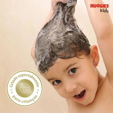 Shampoo Kids Nutrição e Força Enrolados 360 Ml - Huggies Shampoo Kids Nutrição e Força Enrolados 360 Ml - Huggies