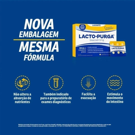 Lacto-Purga 5mg 6 comprimidos