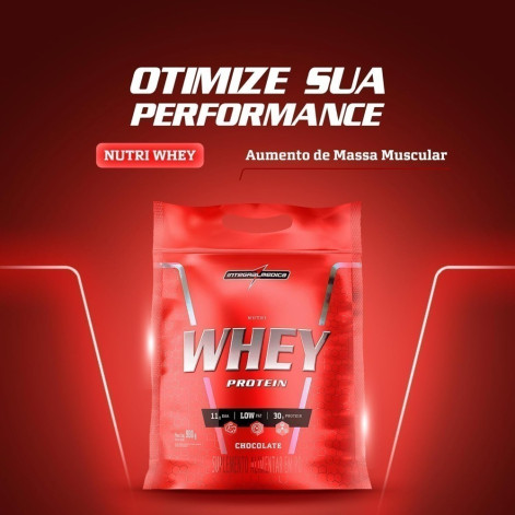 Nutri Whey Protein Integralmédica 900g Sabor Chocolate Nutri Whey Protein Integralmédica 900g Sabor Chocolate