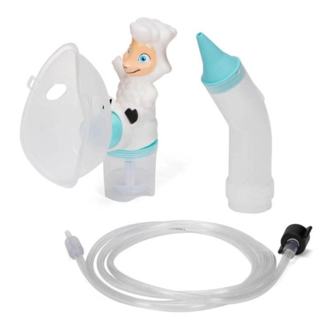  Inalador Compressor e Aspirador Nasal Omron InalaKids