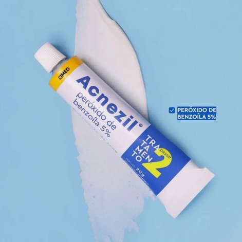 Anti Acne Acnezil Cimed Peróxido Benzoila 5% Gel 20g