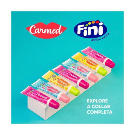 Hidratante Labial Carmed Fini Beijos com Cor Efeito Gloss 10g