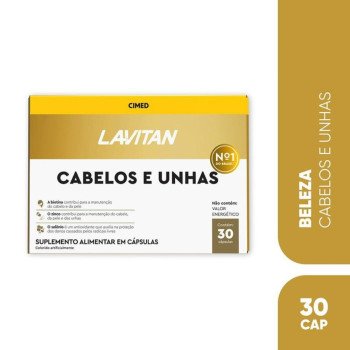 Multivitamínico Lavitan Cabelos E Unhas 30 Cápsulas
