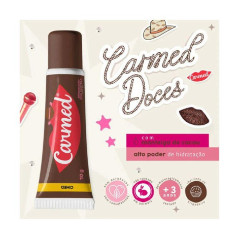 Hidratante Labial Carmed Brigadeiro Ana Castela com Cor Efeito Gloss 10g