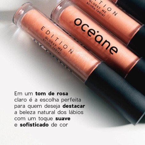 Gloss Labial Océane Glossy Me Natural Rose Rosa Claro