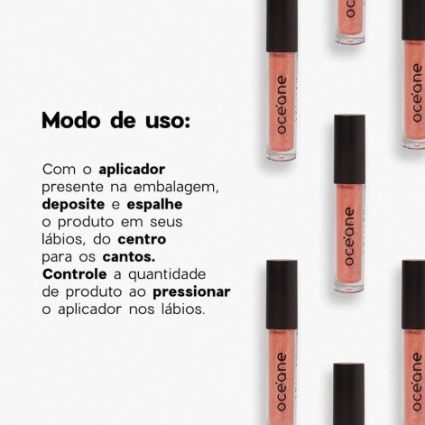 Gloss Labial Océane Glossy Me Natural Rose Rosa Claro