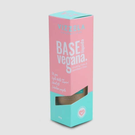 Base Liquida Vegana Matte Vizzela Cor 08 30g