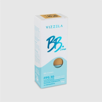 Base Liquida BB Cream 10 em 1 Fps30 Vizzela Cor 4,5 Base Liquida BB Cream 10 em 1 Fps30 Vizzela Cor 4,5
