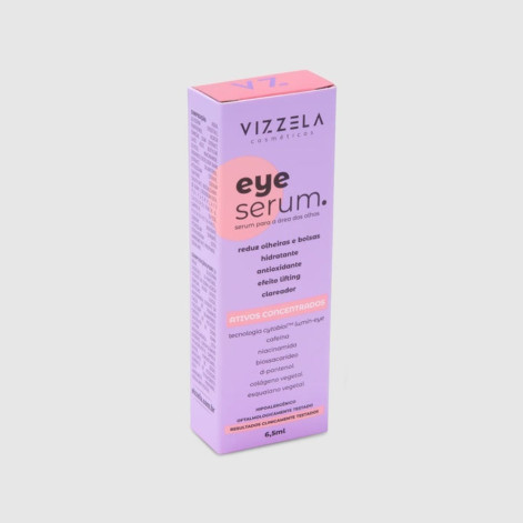 Sérum Para Área Dos Olhos Eye Sérum Vizzela Clareia Olheiras E Hidrata 6ml