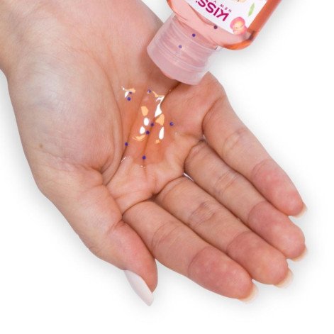Álcool Em Gel Antisséptico Para Mãos Pêssego Kiss New York 26g