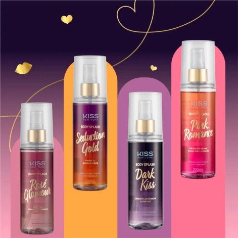 Body Splash Pink Romance Com 200ml Kiss New York