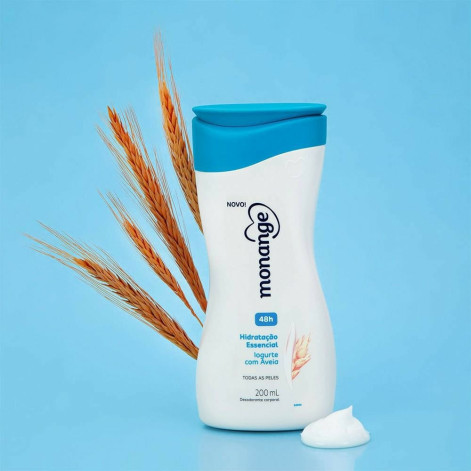 Hidratante Desodorante Monange Hidratação Nutritiva Iogurte com Aveia 200ml