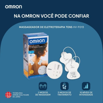 Massageador De Eletroterapia Portátil Omron Tens HV-F013