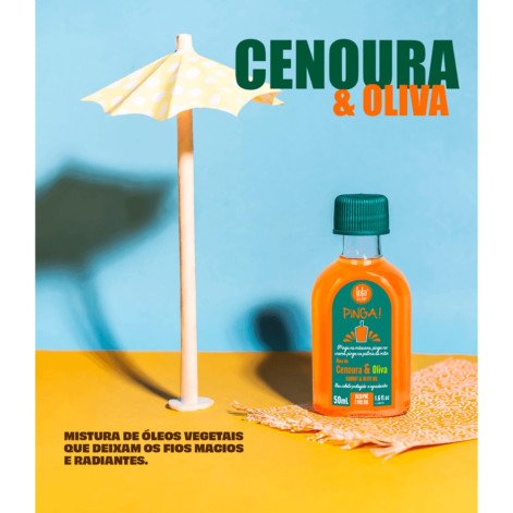 Óleo Pré E Pós Sol Lola Pinga! Cenoura E Oliva 50ml