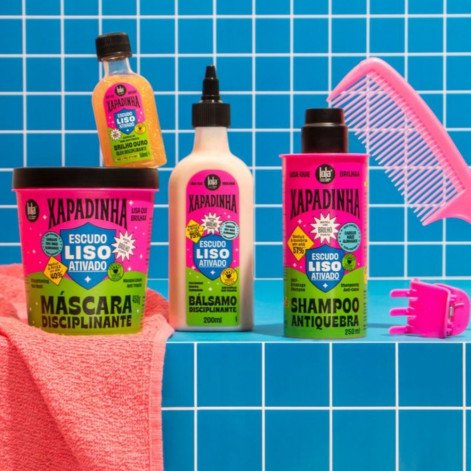 Shampoo Antiquebra Lola Xapadinha Escudo Liso Ativado 250ml