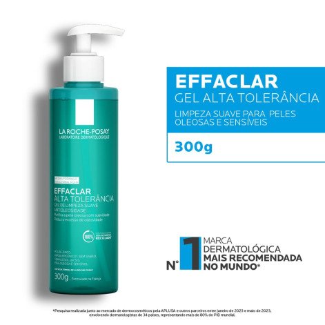 Gel de Limpeza Facial La Roche-Posay Effaclar Alta Tolerância 300g Gel de Limpeza Facial La Roche-Posay Effaclar Alta Tolerância 300g