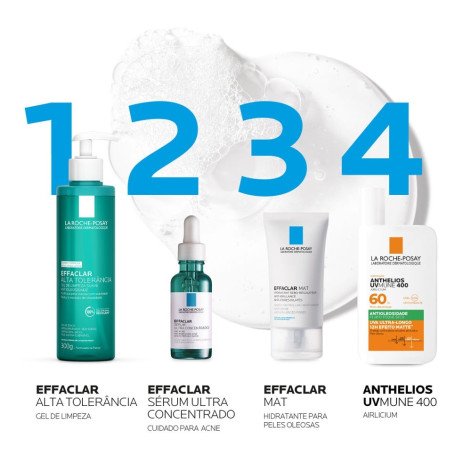 Gel de Limpeza Facial La Roche-Posay Effaclar Alta Tolerância 300g Gel de Limpeza Facial La Roche-Posay Effaclar Alta Tolerância 300g