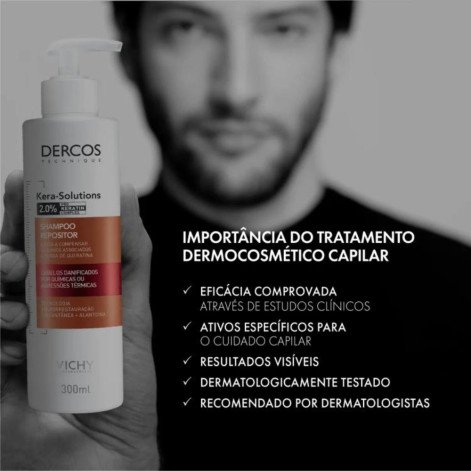 Shampoo Vichy Dercos Repositor Kera-Solutions 300ml