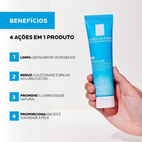 Espuma Cremosa de Limpeza Effaclar Reequilibrante La Roche-Posay 100g