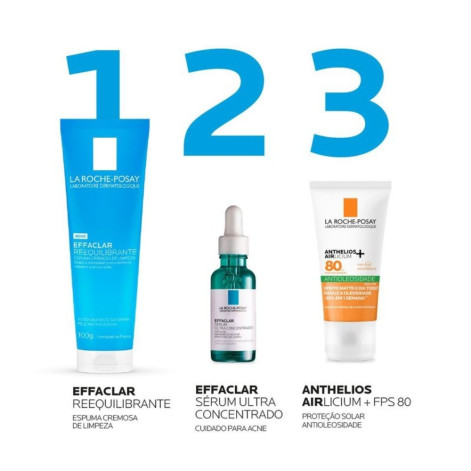 Espuma Cremosa de Limpeza Effaclar Reequilibrante La Roche-Posay 100g